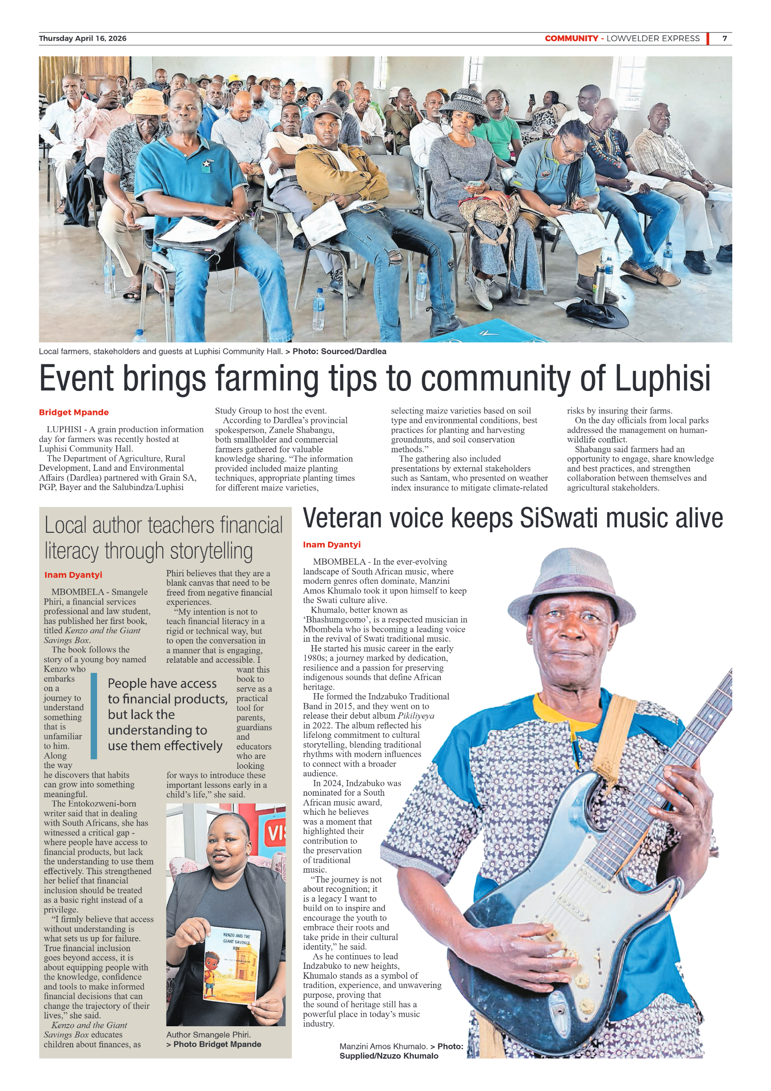 Lowvelder Express 16 April 2026 page 7