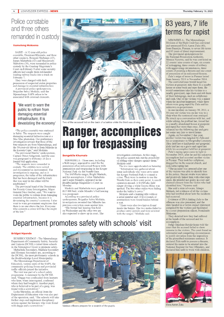 Lowvelder Express 16 February 2023 page 4