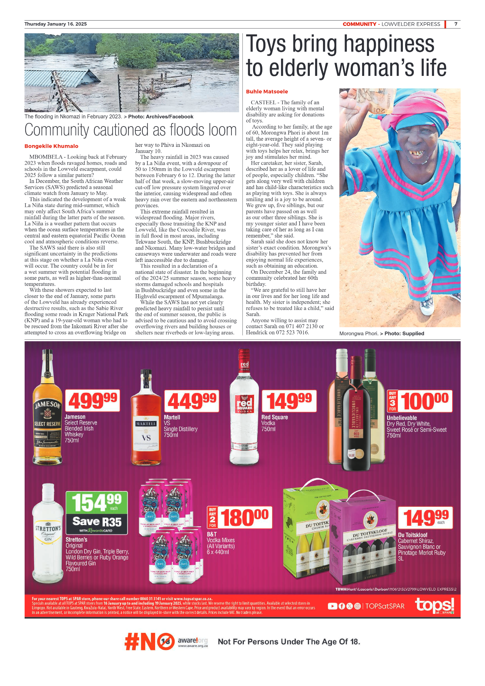Lowvelder Express 16 January 2025 page 7