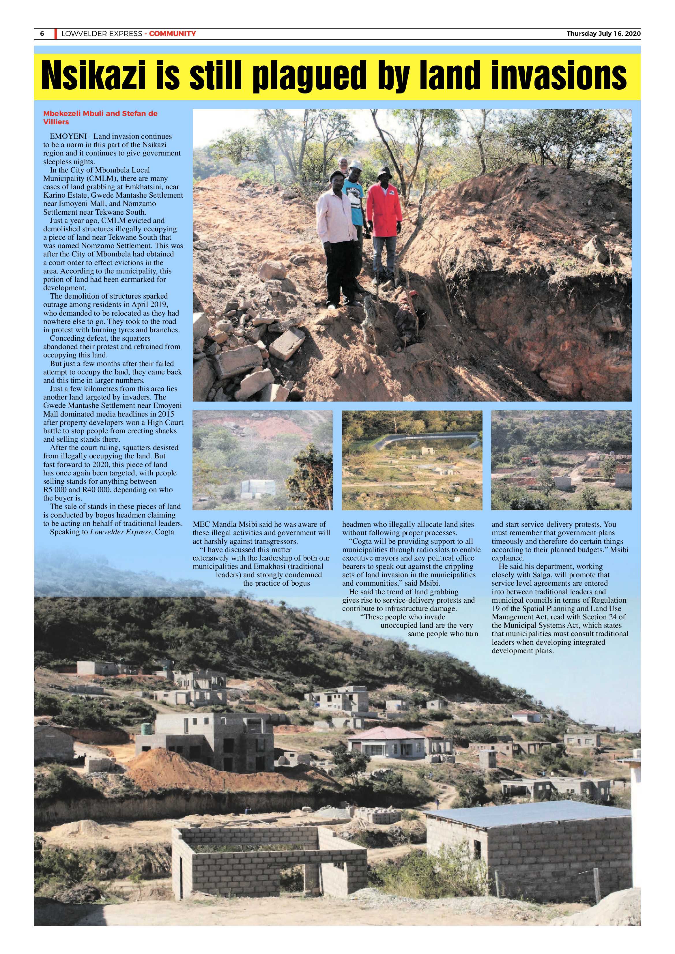 Lowvelder Express 16 July 2020 page 6