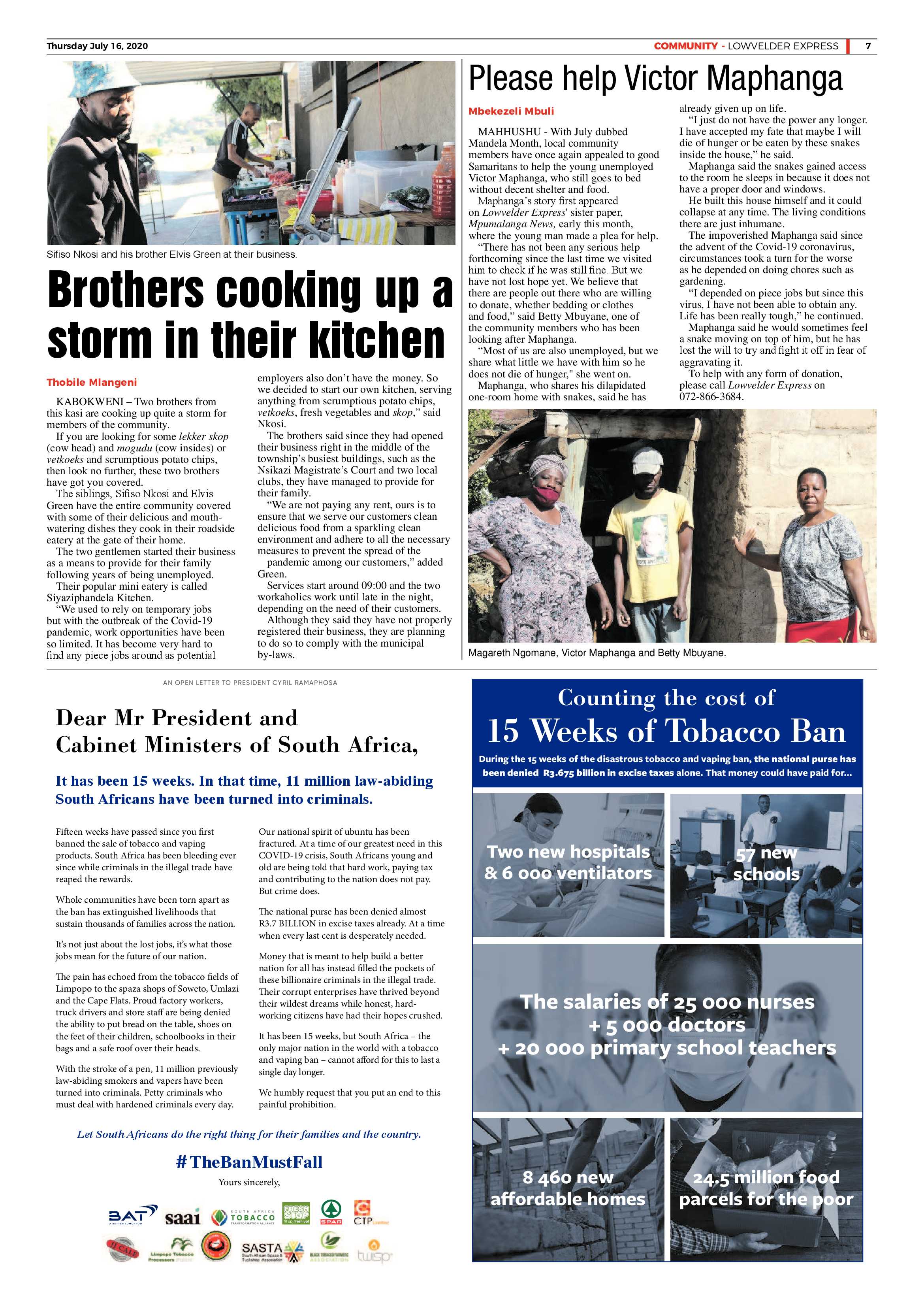 Lowvelder Express 16 July 2020 page 7