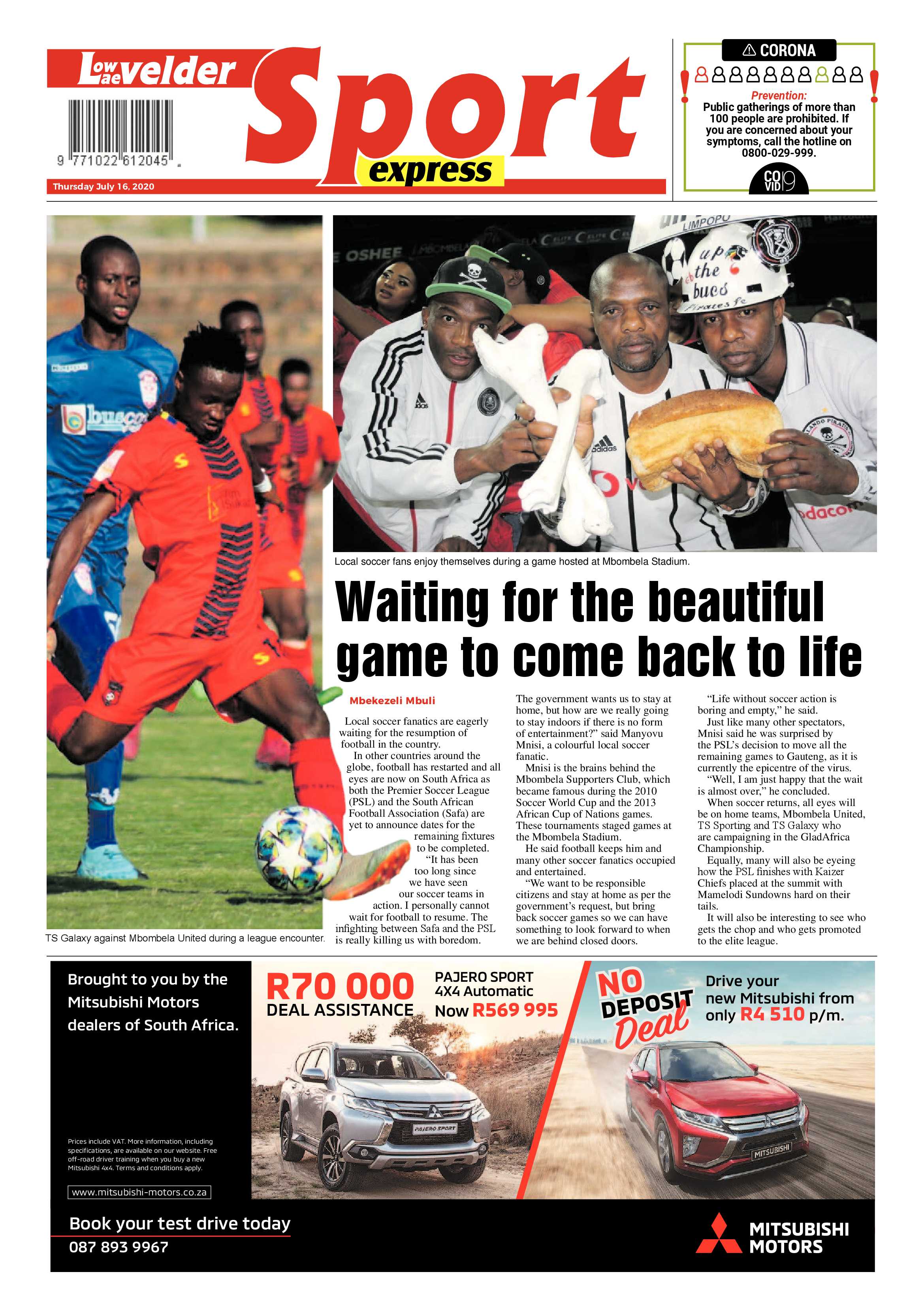 Lowvelder Express 16 July 2020 page 8