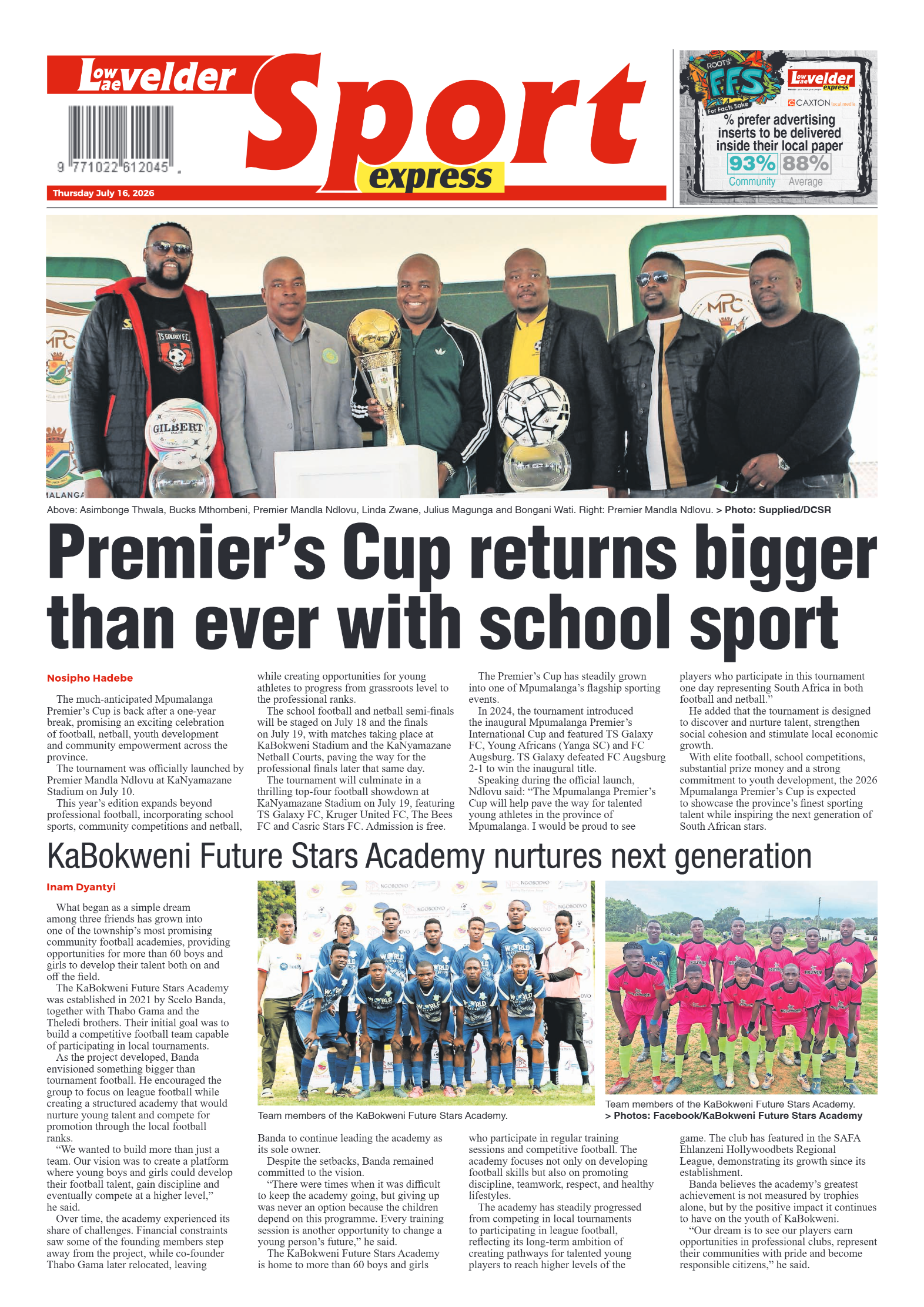 Lowvelder Express 16 July 2026 page 12