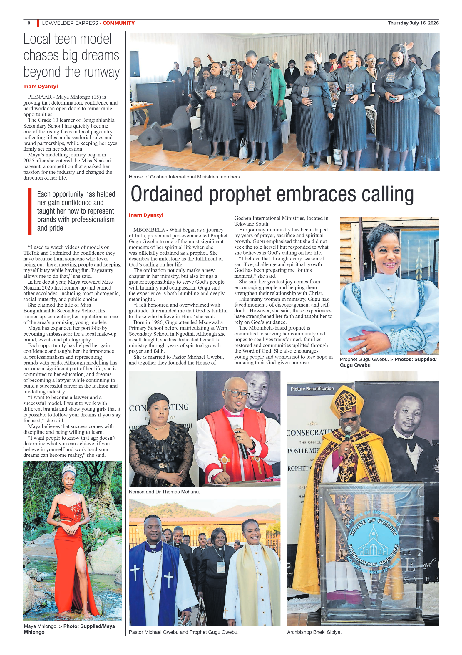 Lowvelder Express 16 July 2026 page 8