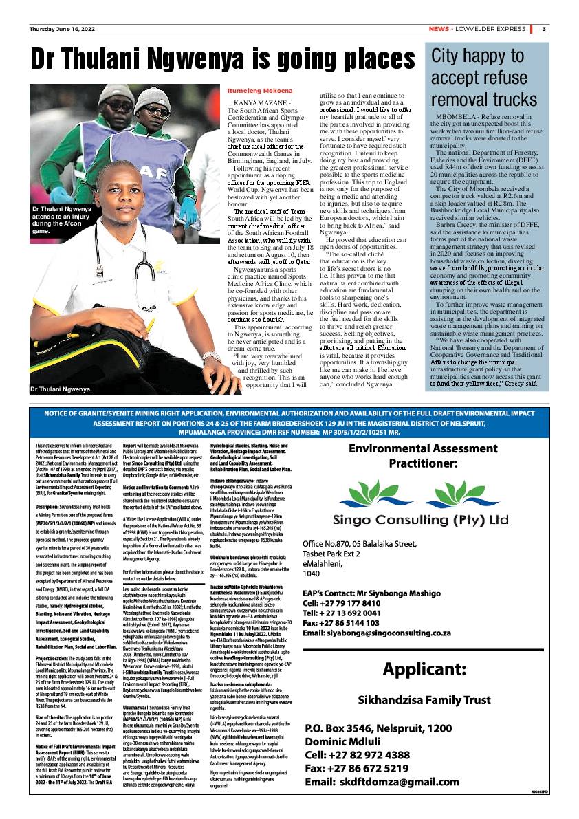 Lowvelder Express 16 June 2022 page 3