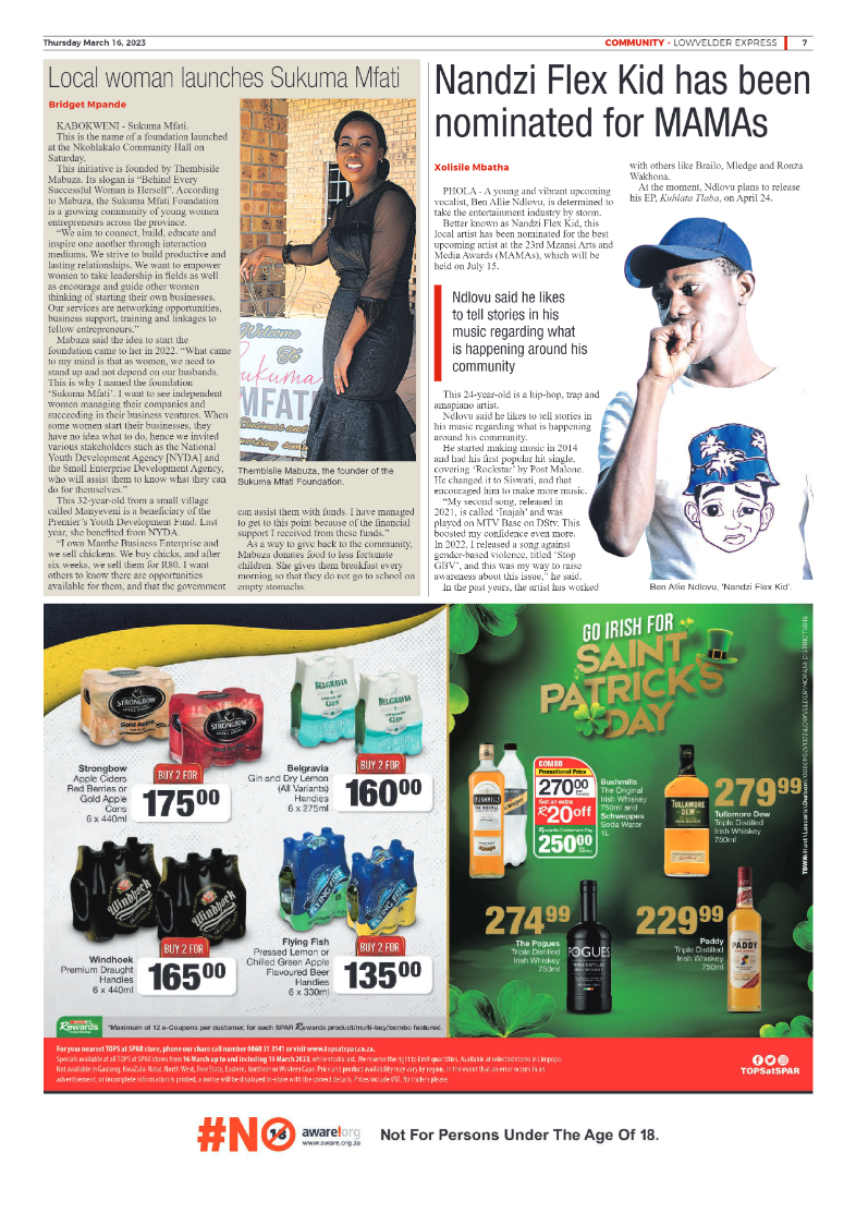 Lowvelder Express 16 March 2023 page 7