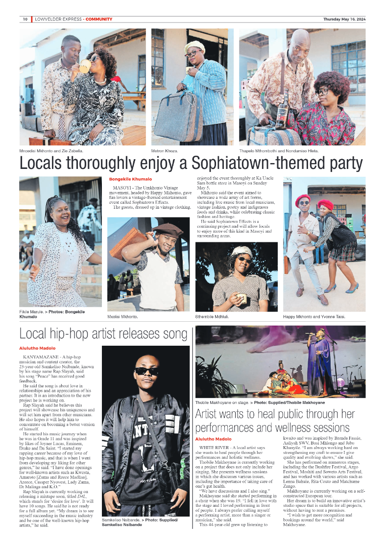 Lowvelder Express 16 May 2024 page 10
