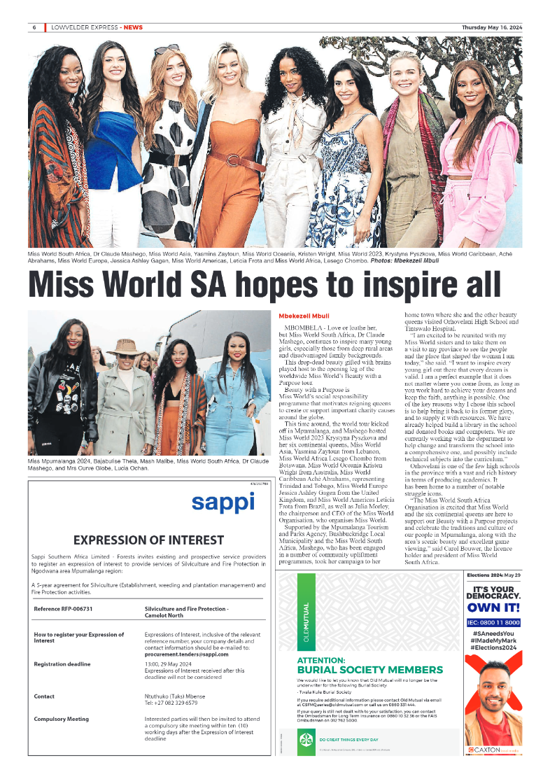 Lowvelder Express 16 May 2024 page 6