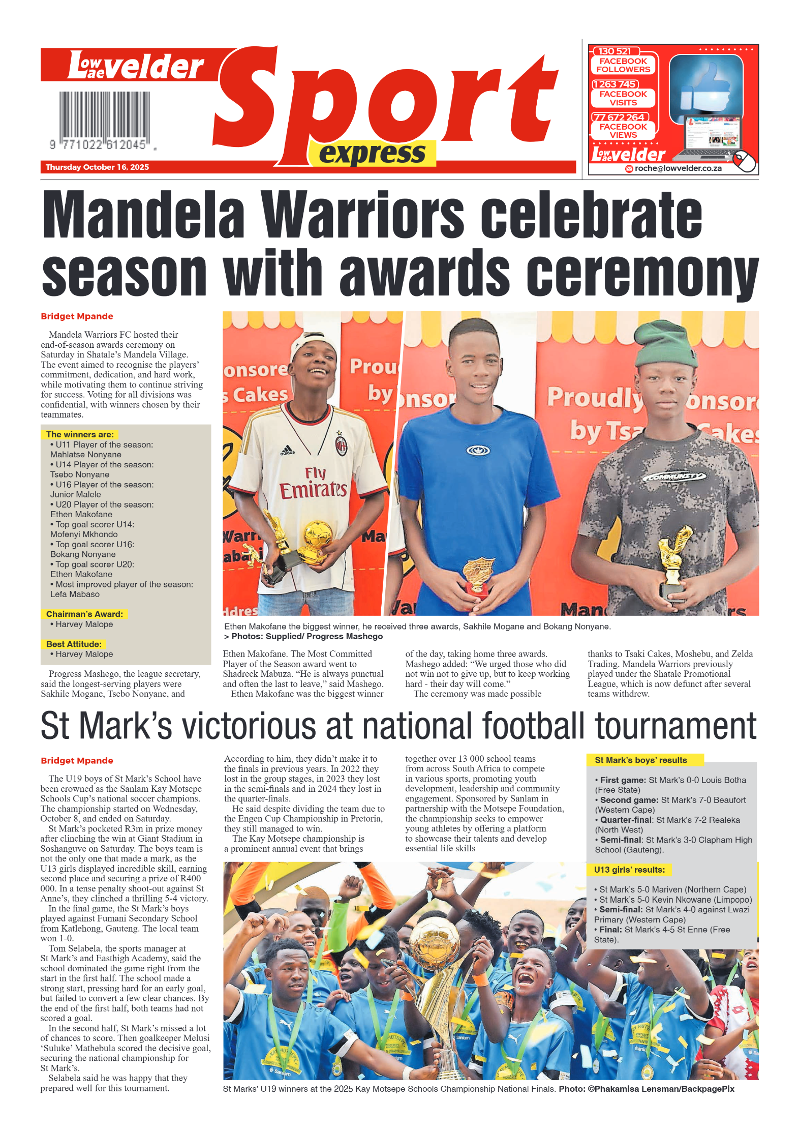 Lowvelder Express 16 October 2025 page 8