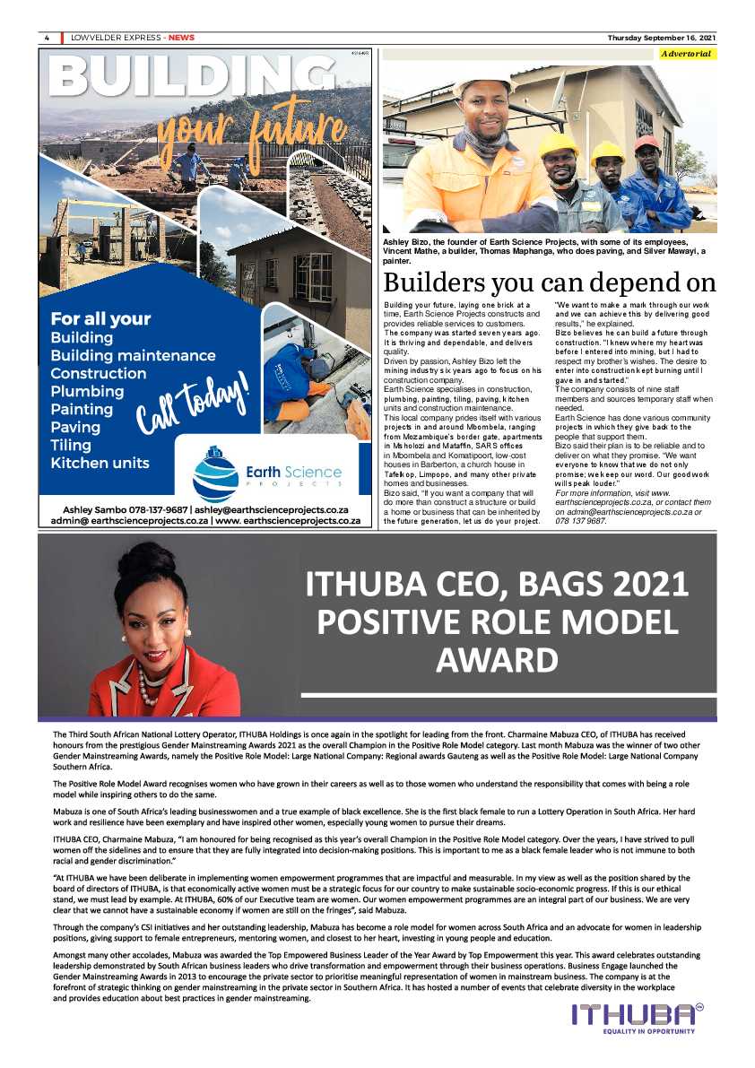 lowvelder Express 16 September 2021 page 4