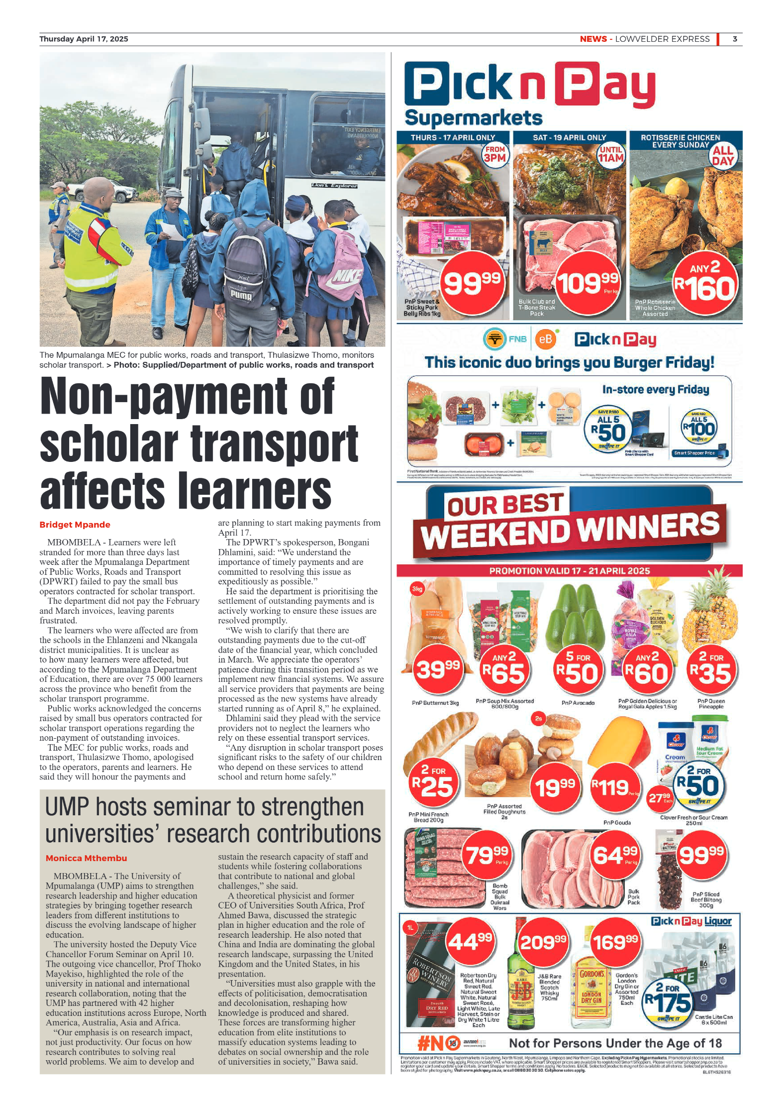 Lowvelder Express 17 April 2025 page 3