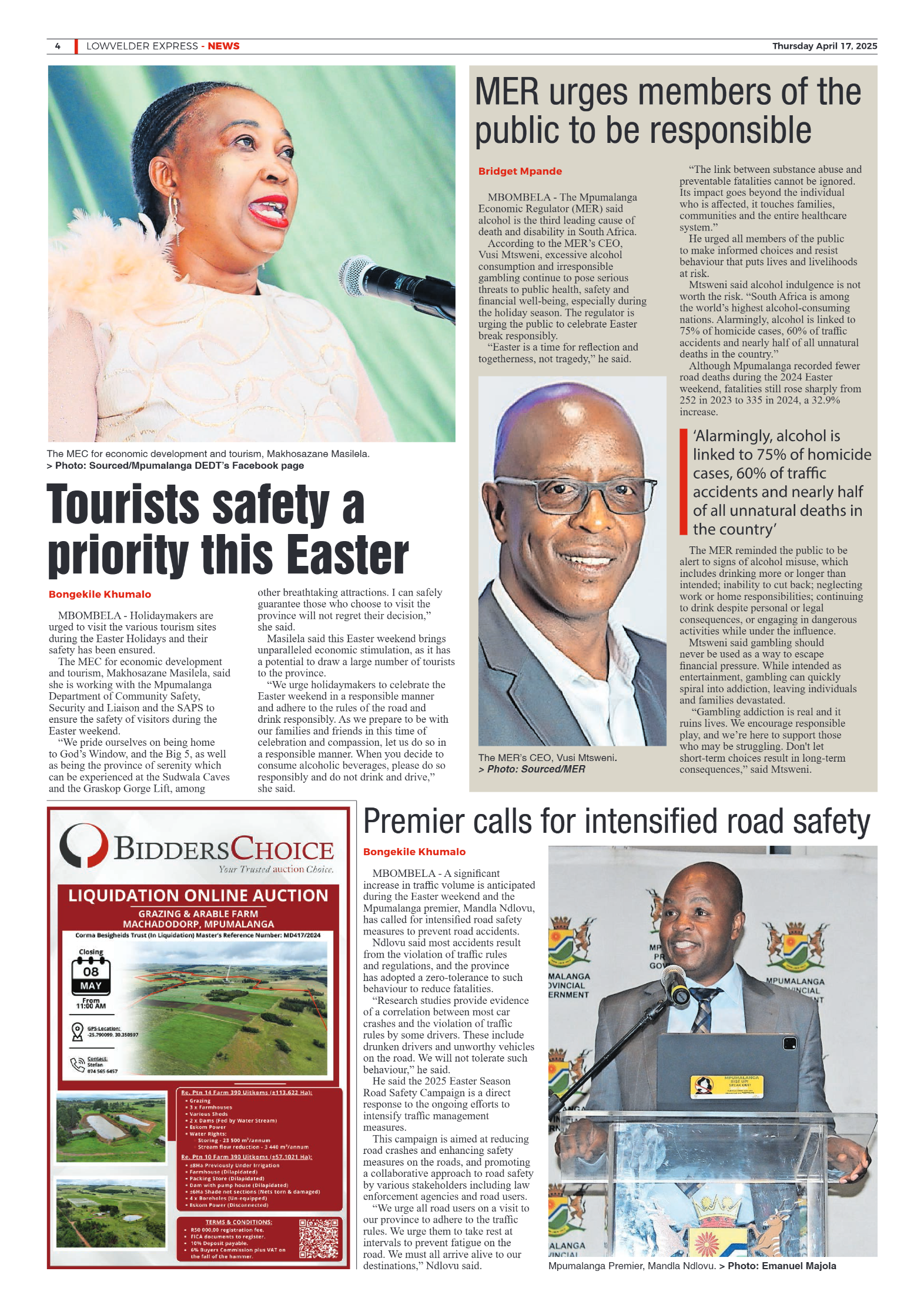 Lowvelder Express 17 April 2025 page 4