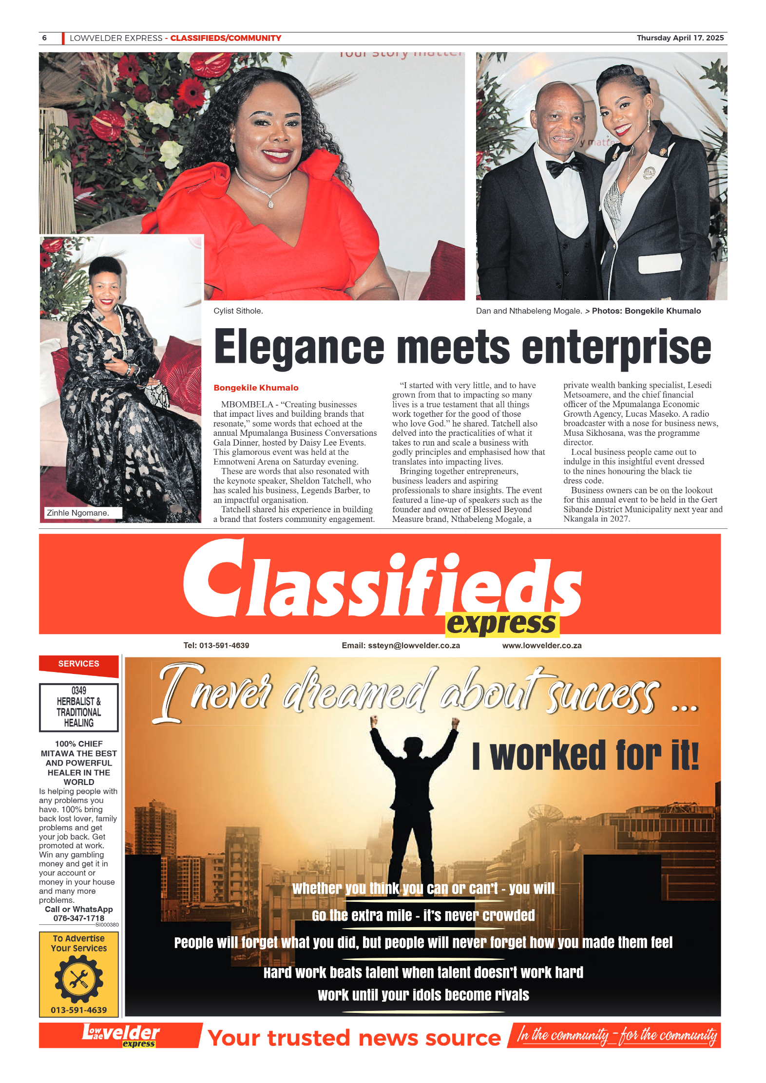 Lowvelder Express 17 April 2025 page 6