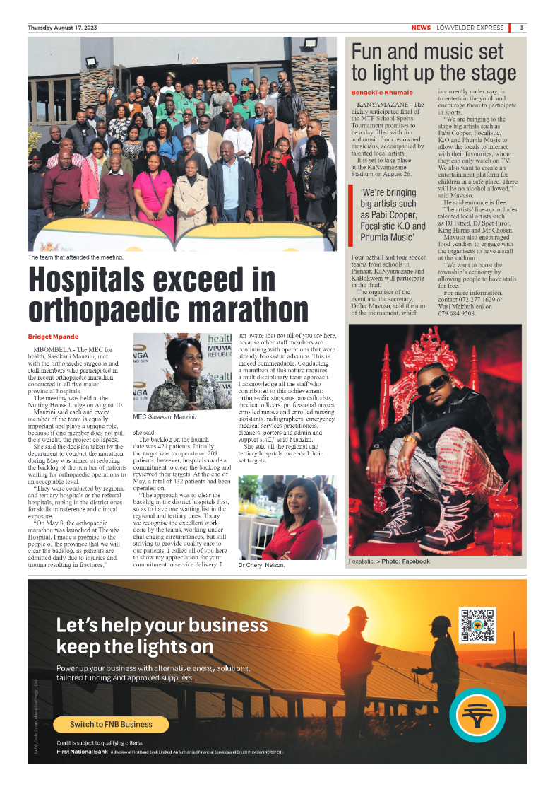 Lowvelder Express 17 August 2023 page 3