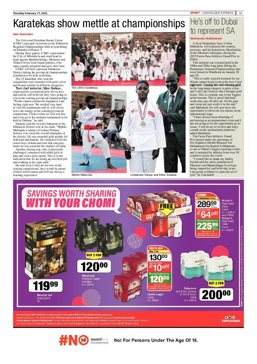 Lowvelder Express 17 February 2022 page 11