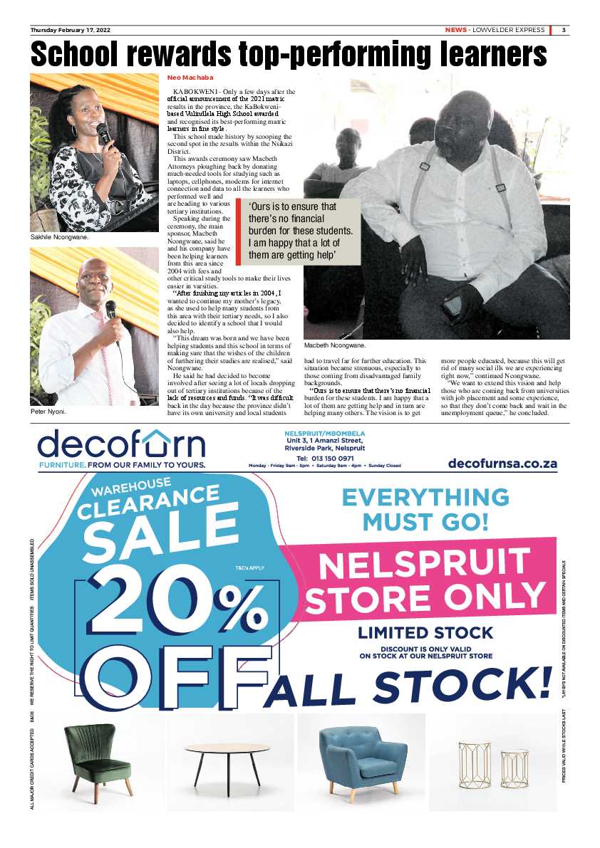 Lowvelder Express 17 February 2022 page 3