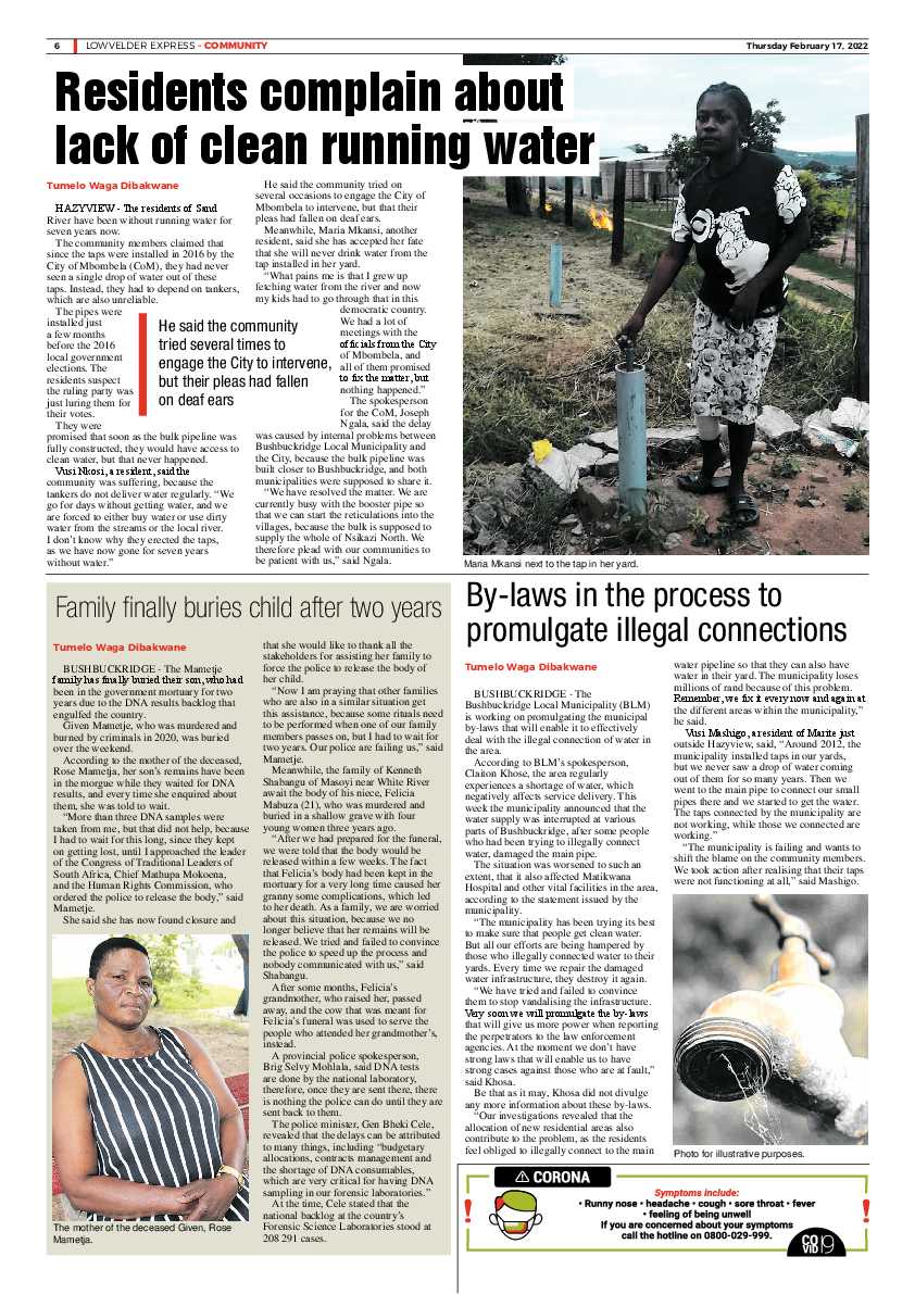 Lowvelder Express 17 February 2022 page 6