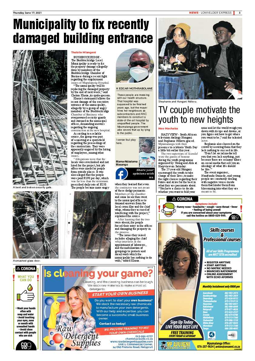 Lowvelder Express 17 June 2021 page 3