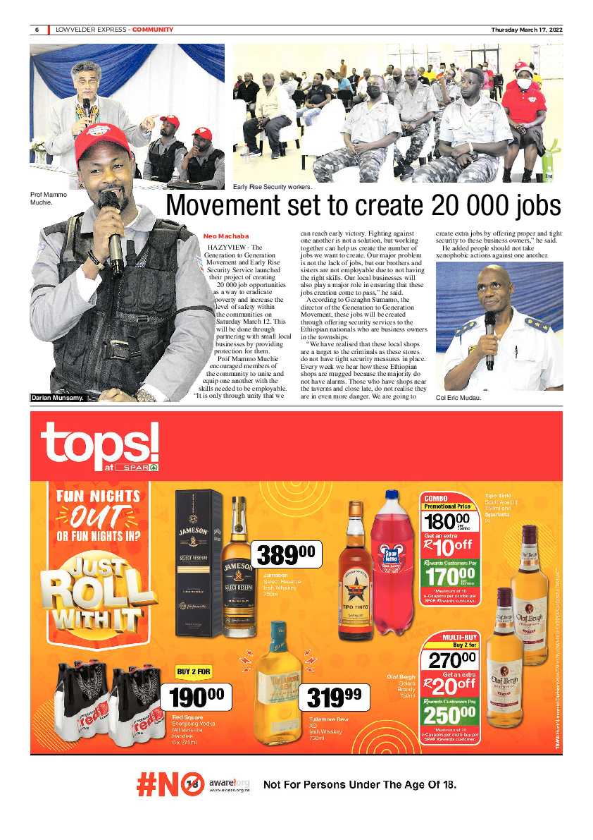 Lowvelder Express 17 March 2022 page 6