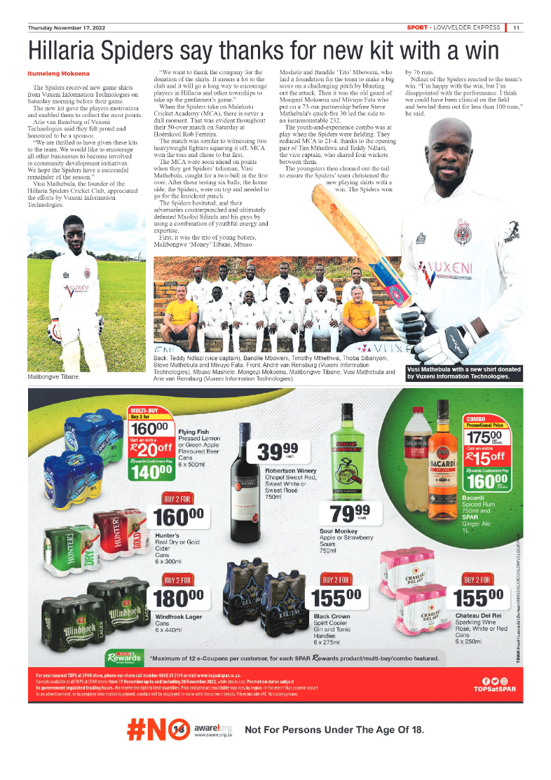 Lowvelder Express 17 November 2022 page 11