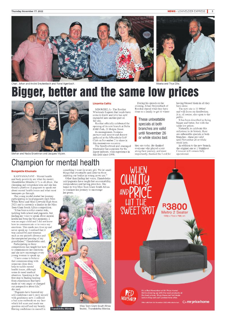 Lowvelder Express 17 November 2022 page 3