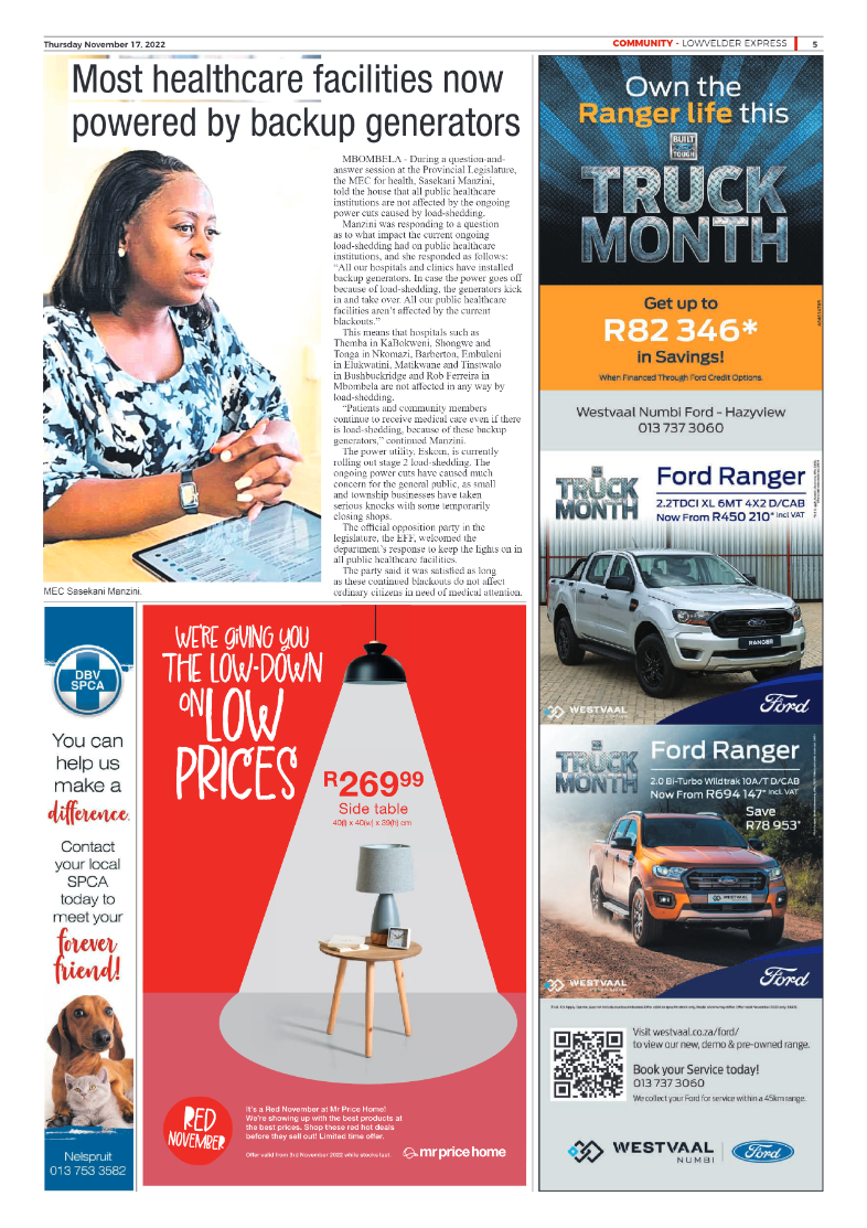 Lowvelder Express 17 November 2022 page 5