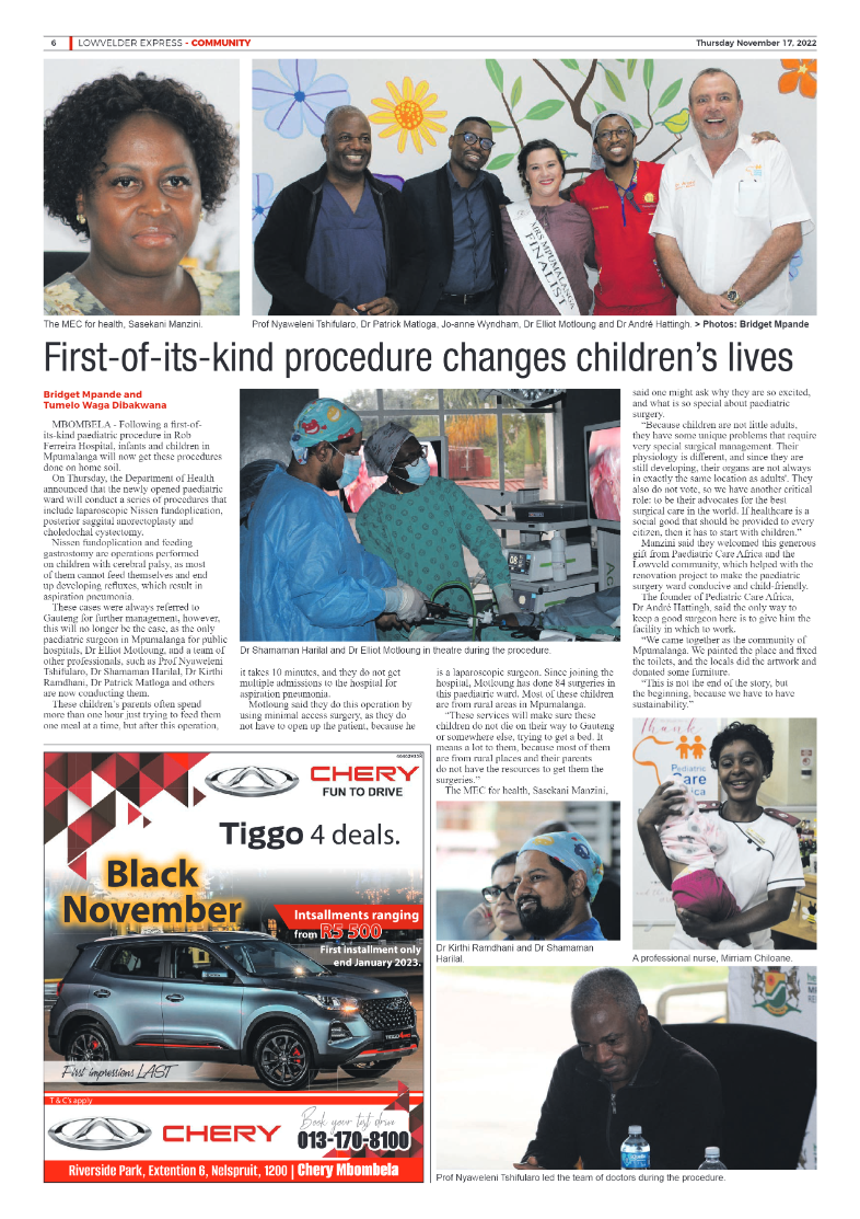 Lowvelder Express 17 November 2022 page 6