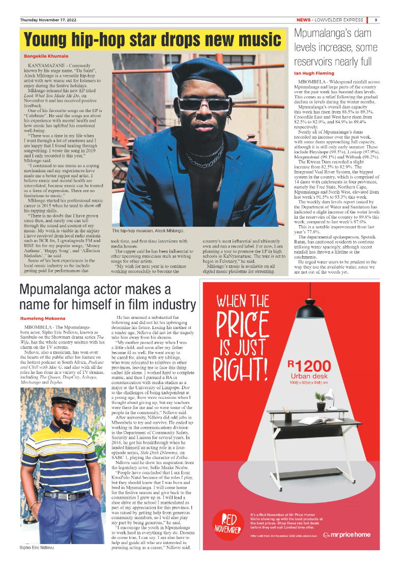 Lowvelder Express 17 November 2022 page 9