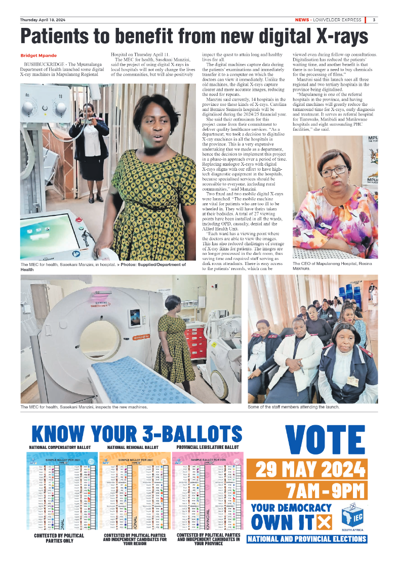 Lowvelder Express 18 April 2024 page 3