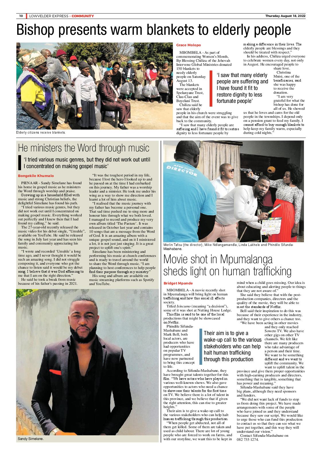 Lowvelder Express 18 August 2022 page 10