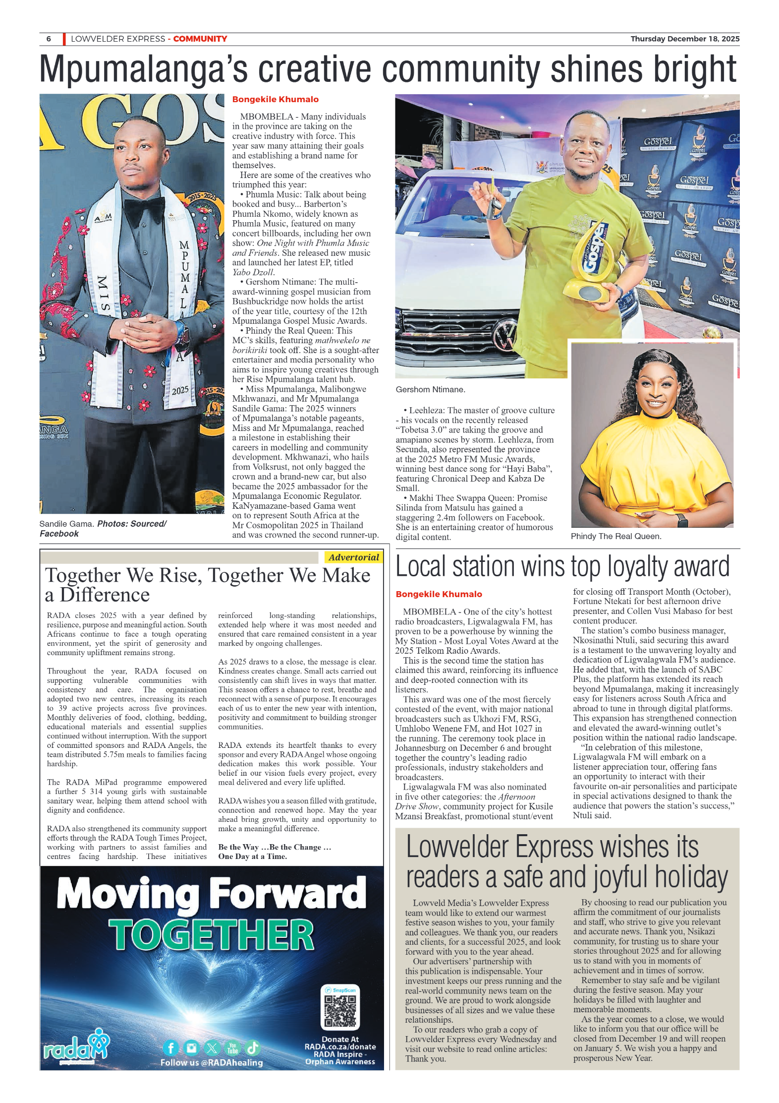 Lowvelder Express 18 December 2025 page 6