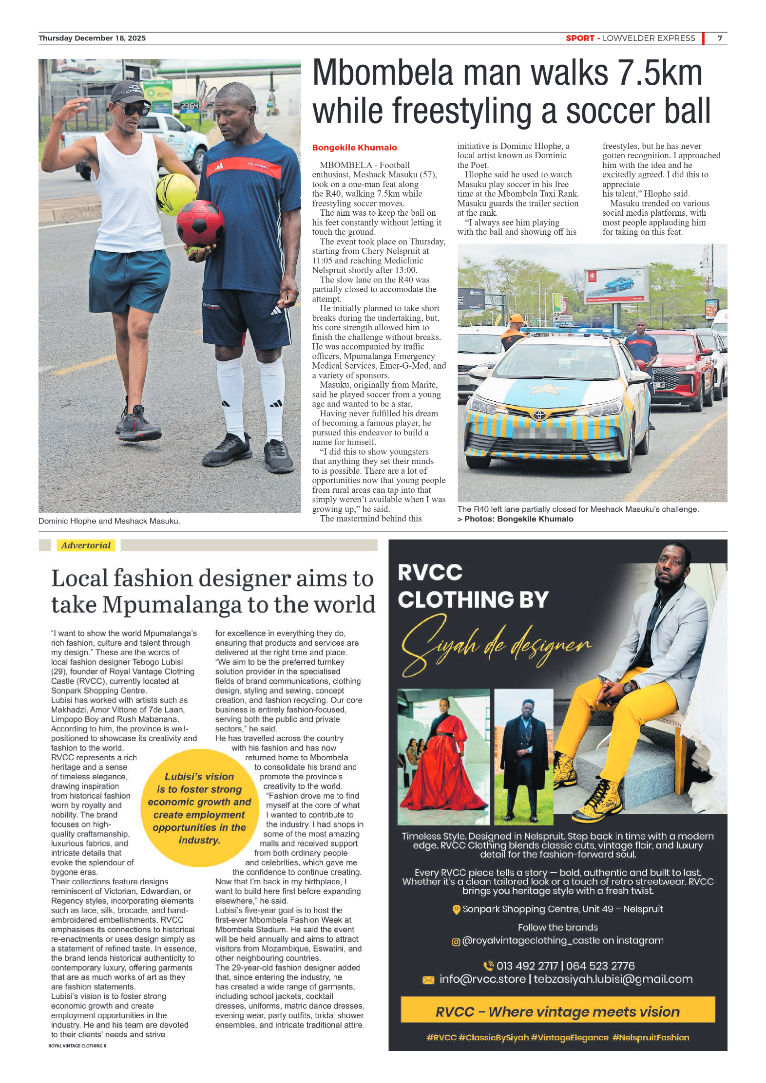 Lowvelder Express 18 December 2025 page 7