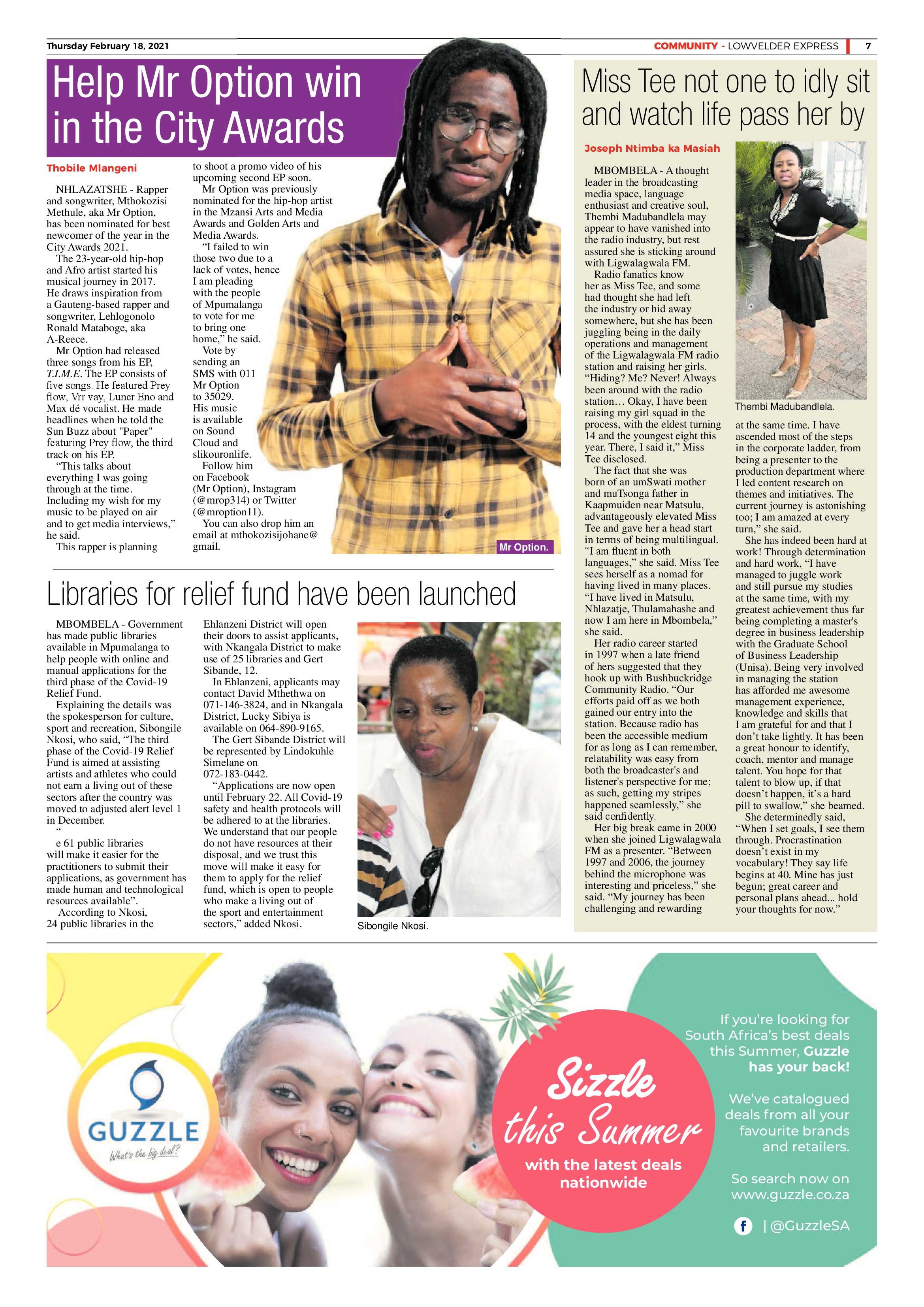 Lowvelder Express 18 February 2021 page 7