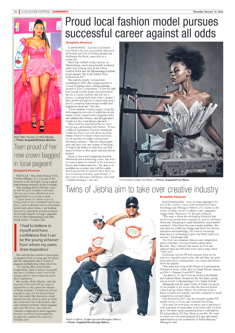 Lowvelder Express 18 January 2024 page 10