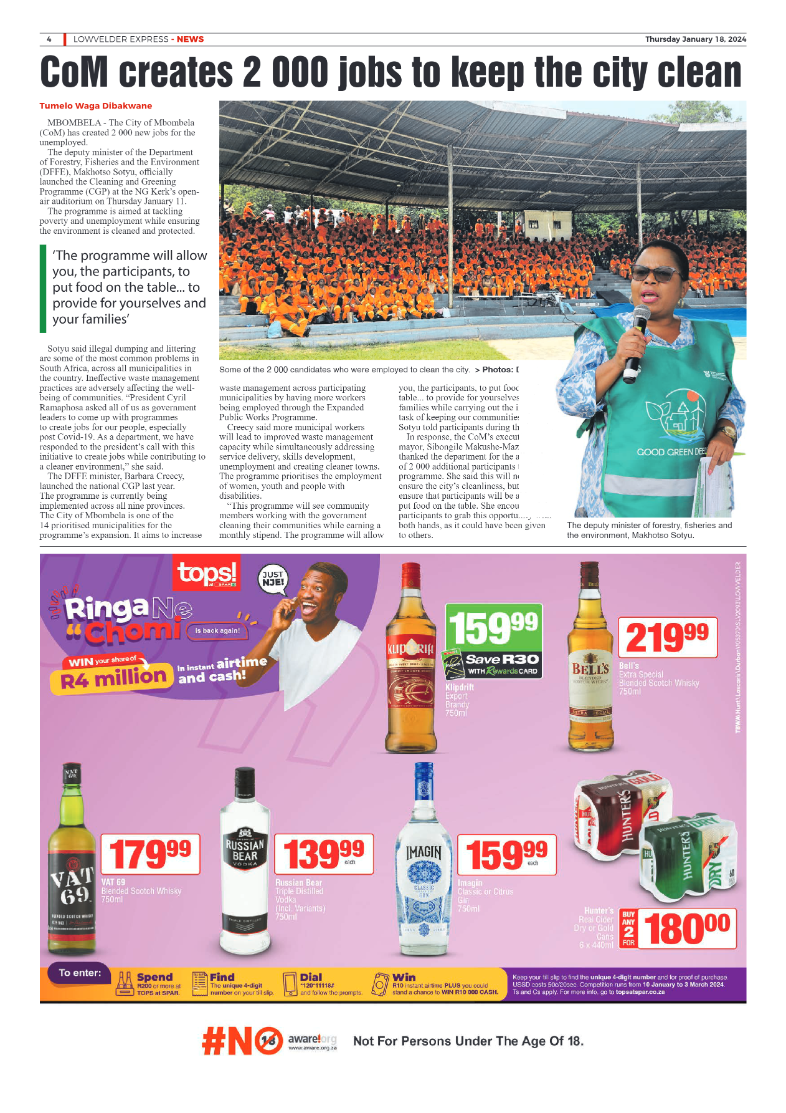 Lowvelder Express 18 January 2024 page 4