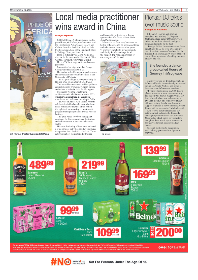 Lowvelder Express 18July 2024 page 3
