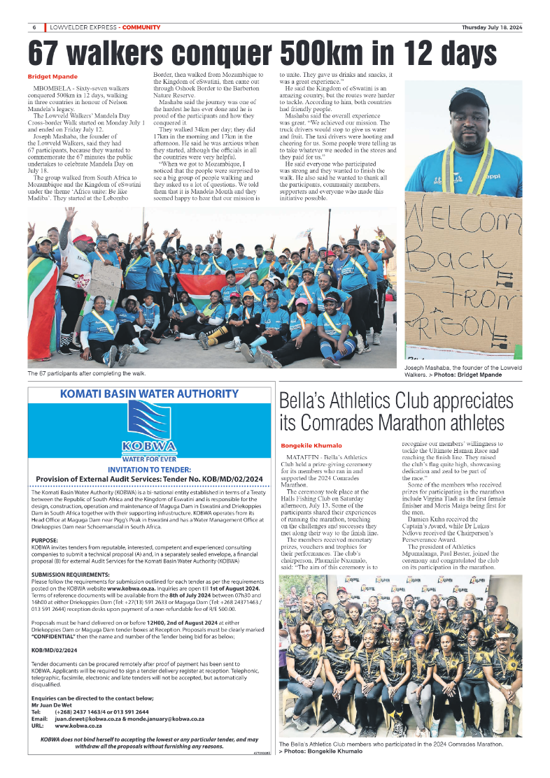 Lowvelder Express 18July 2024 page 6