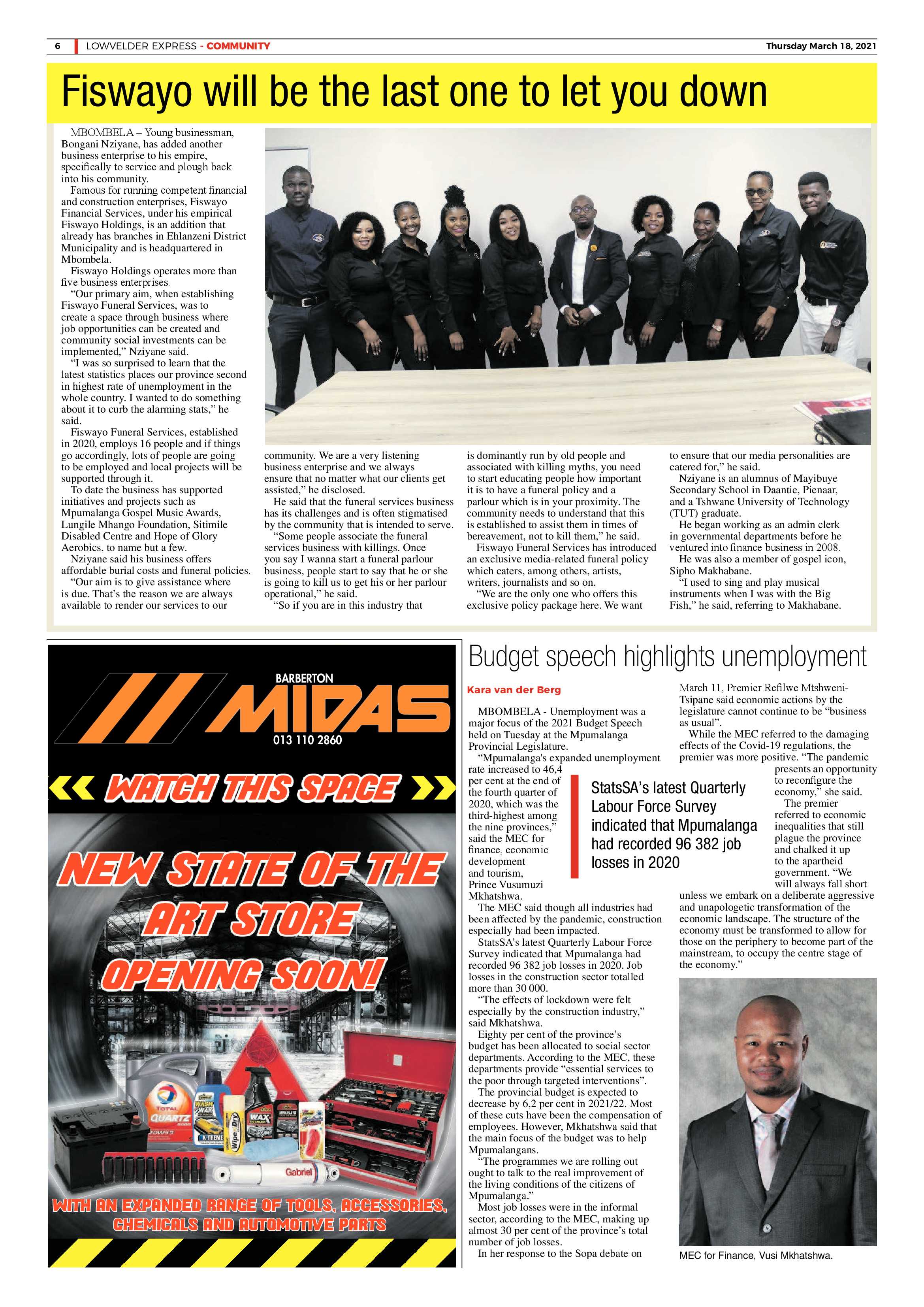 Lowvelder Express 18 March 2021 page 6