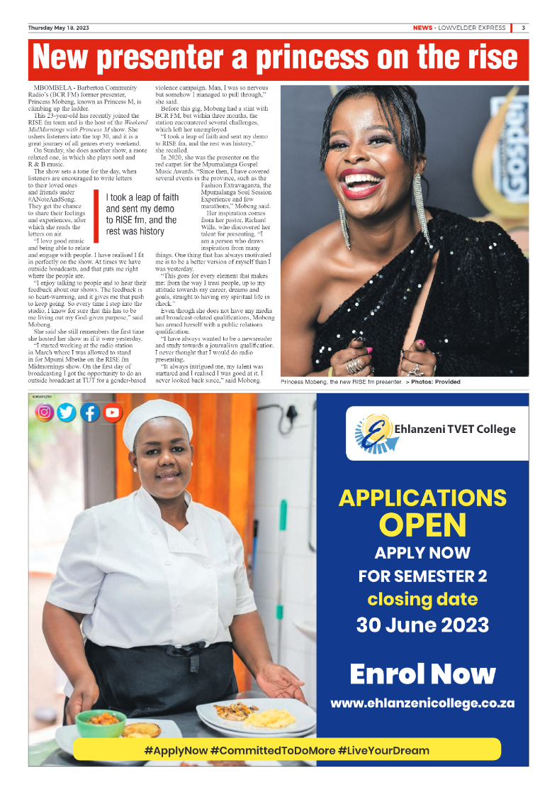 Lowvelder Express 18 May 2023 page 3