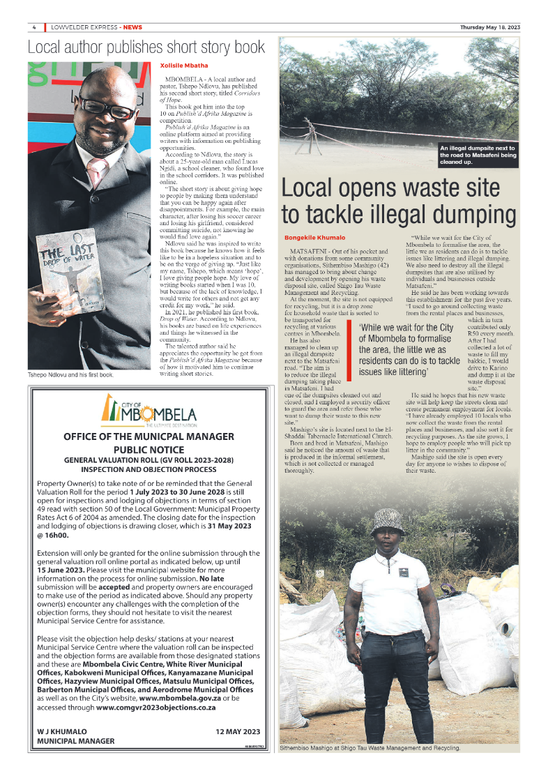 Lowvelder Express 18 May 2023 page 4