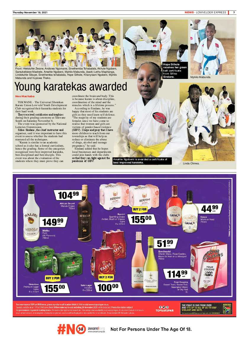 Lowvelder Express 18 November 2021 page 7