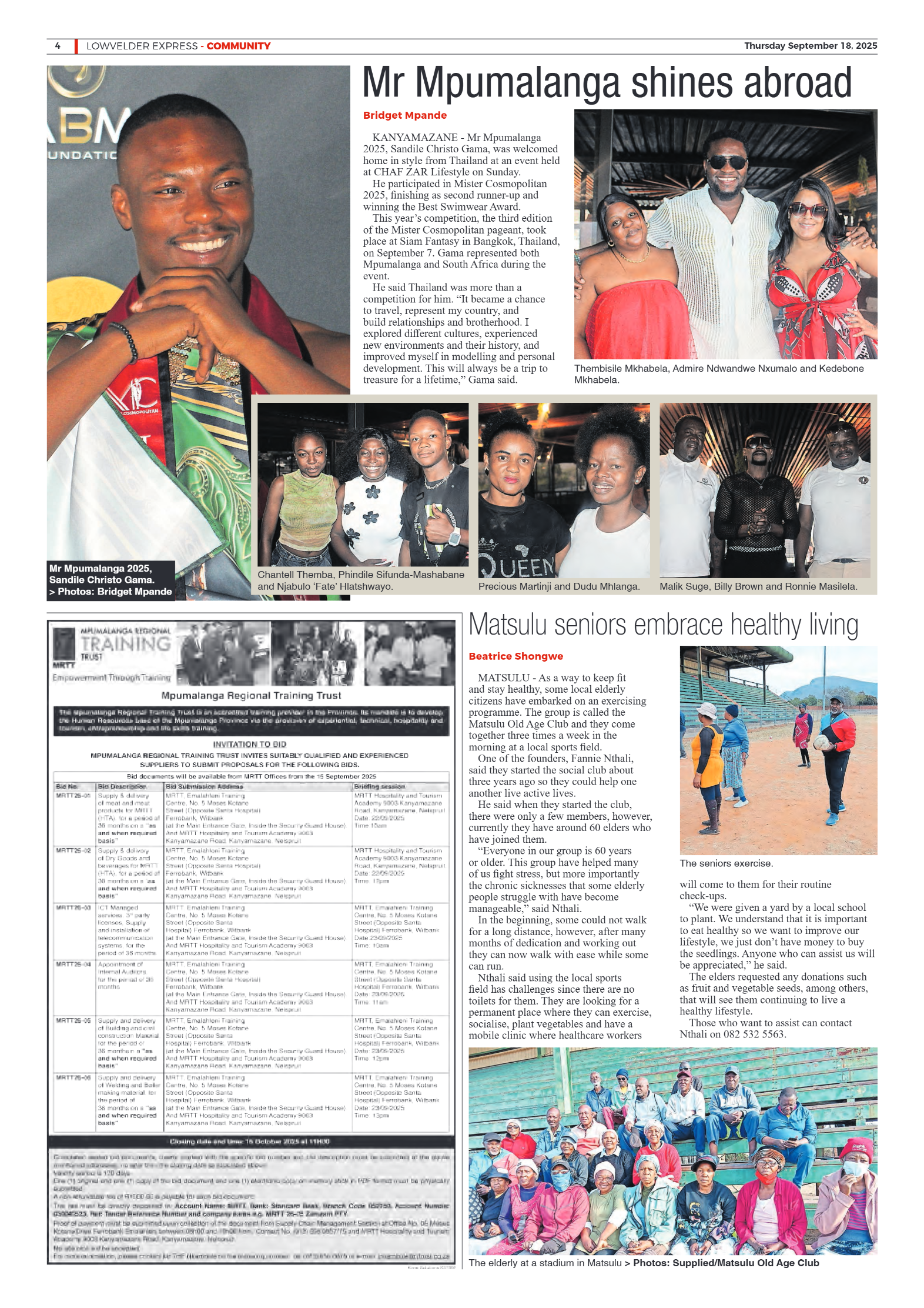 Lowvelder Express 18 September 2025 page 4