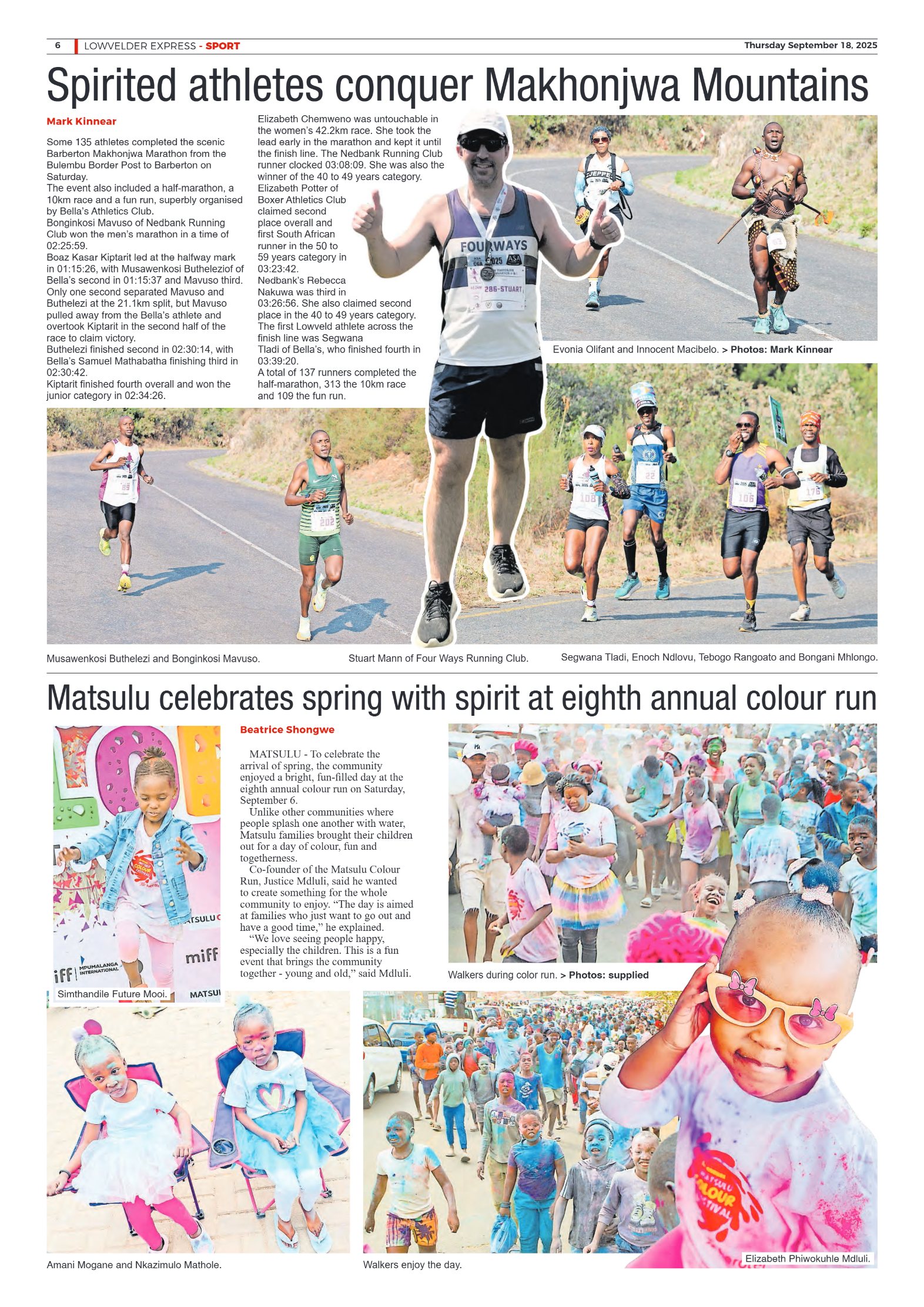 Lowvelder Express 18 September 2025 page 6