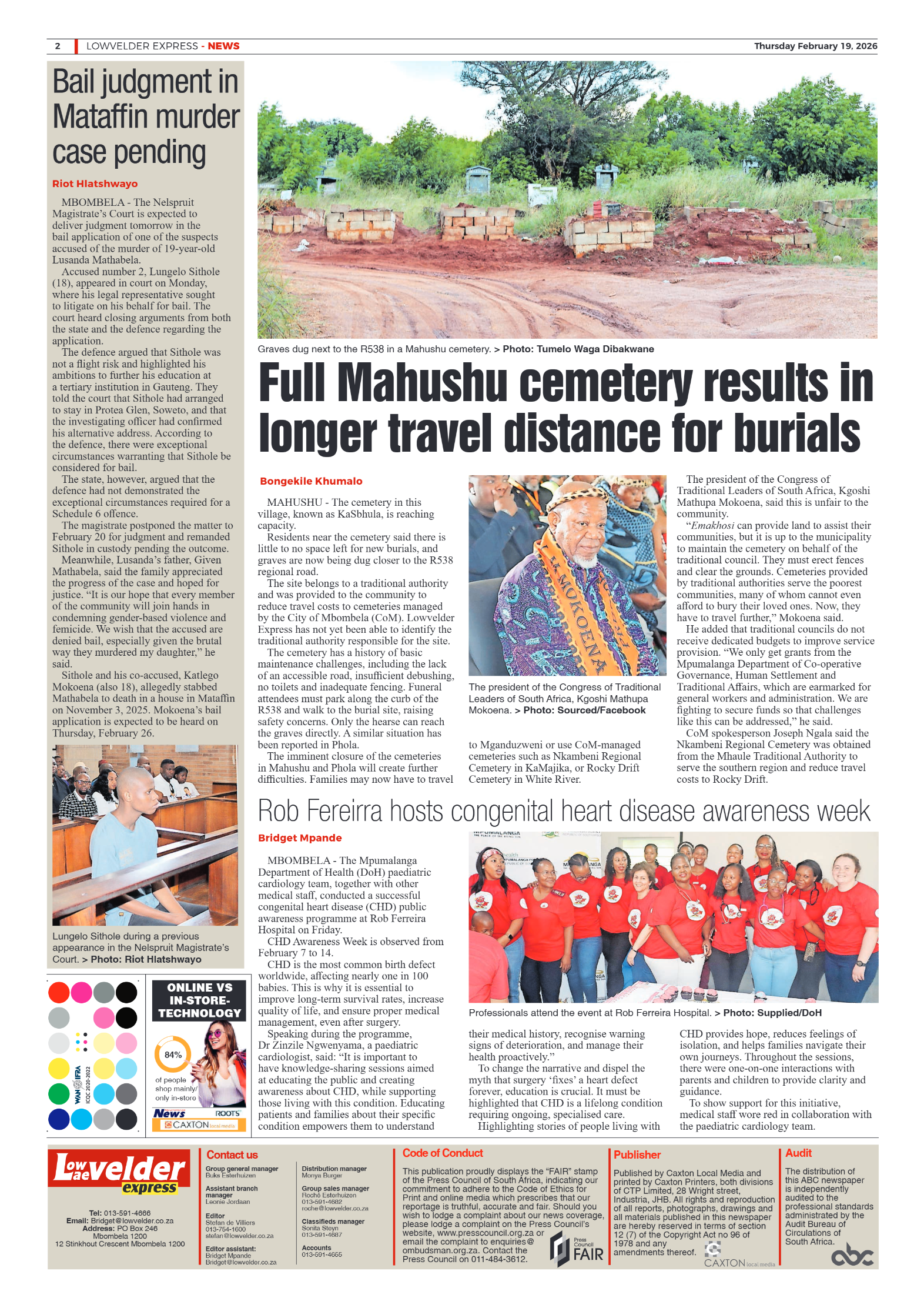 Lowvelder Express 19 February 2026 page 2