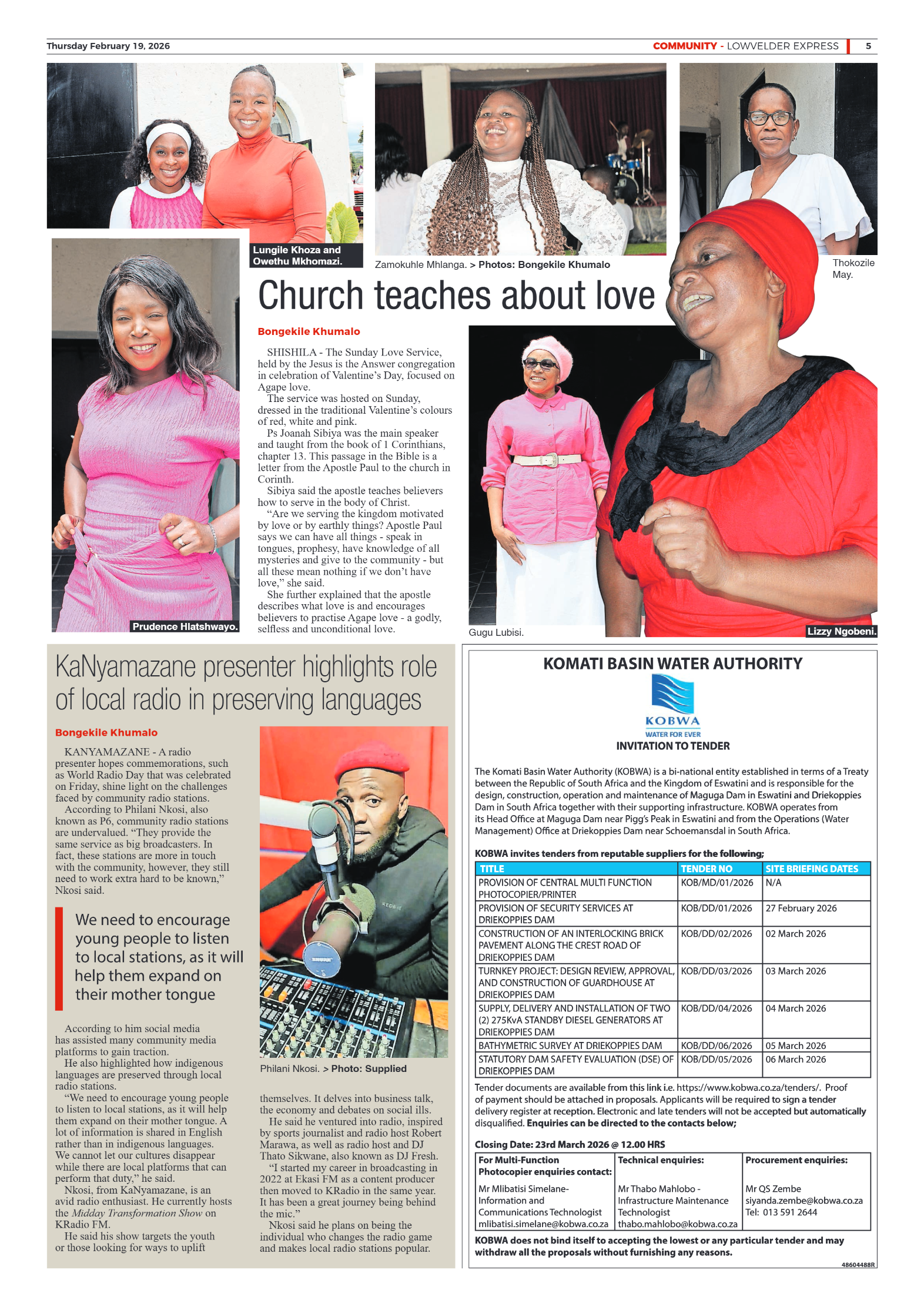 Lowvelder Express 19 February 2026 page 5