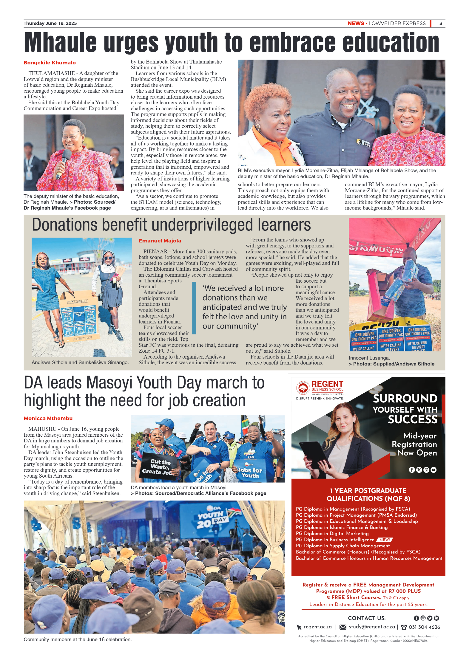 Lowvelder Express 19 June 2025 page 3