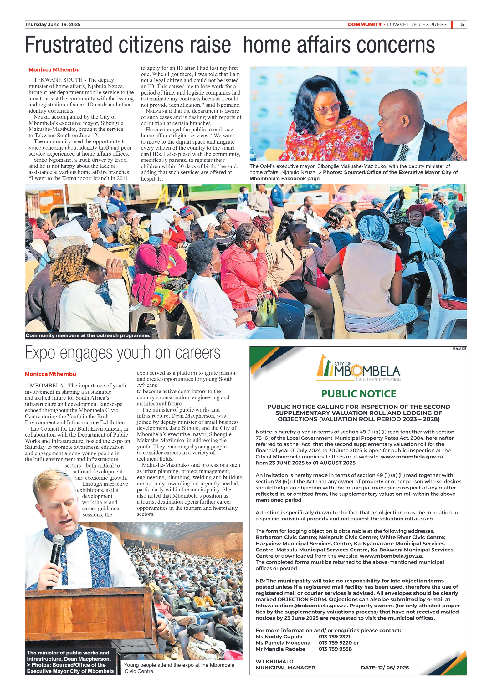 Lowvelder Express 19 June 2025 page 5