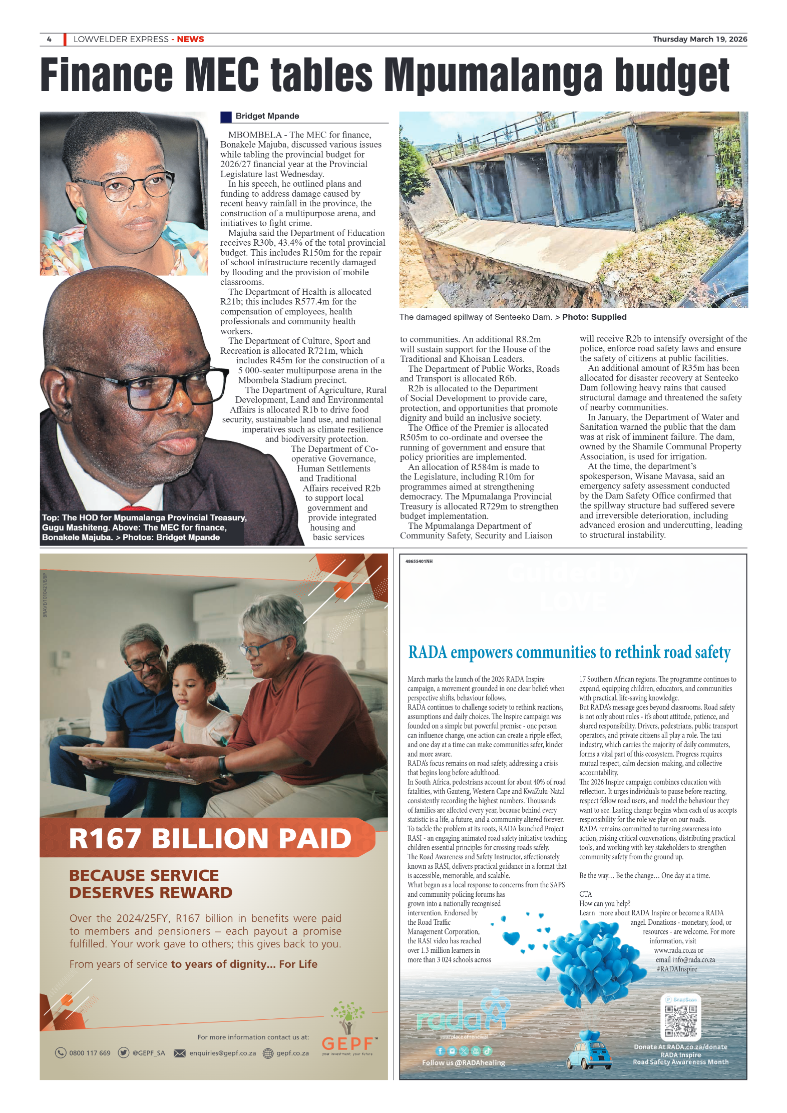 Lowvelder Express 19 March 2026 page 4