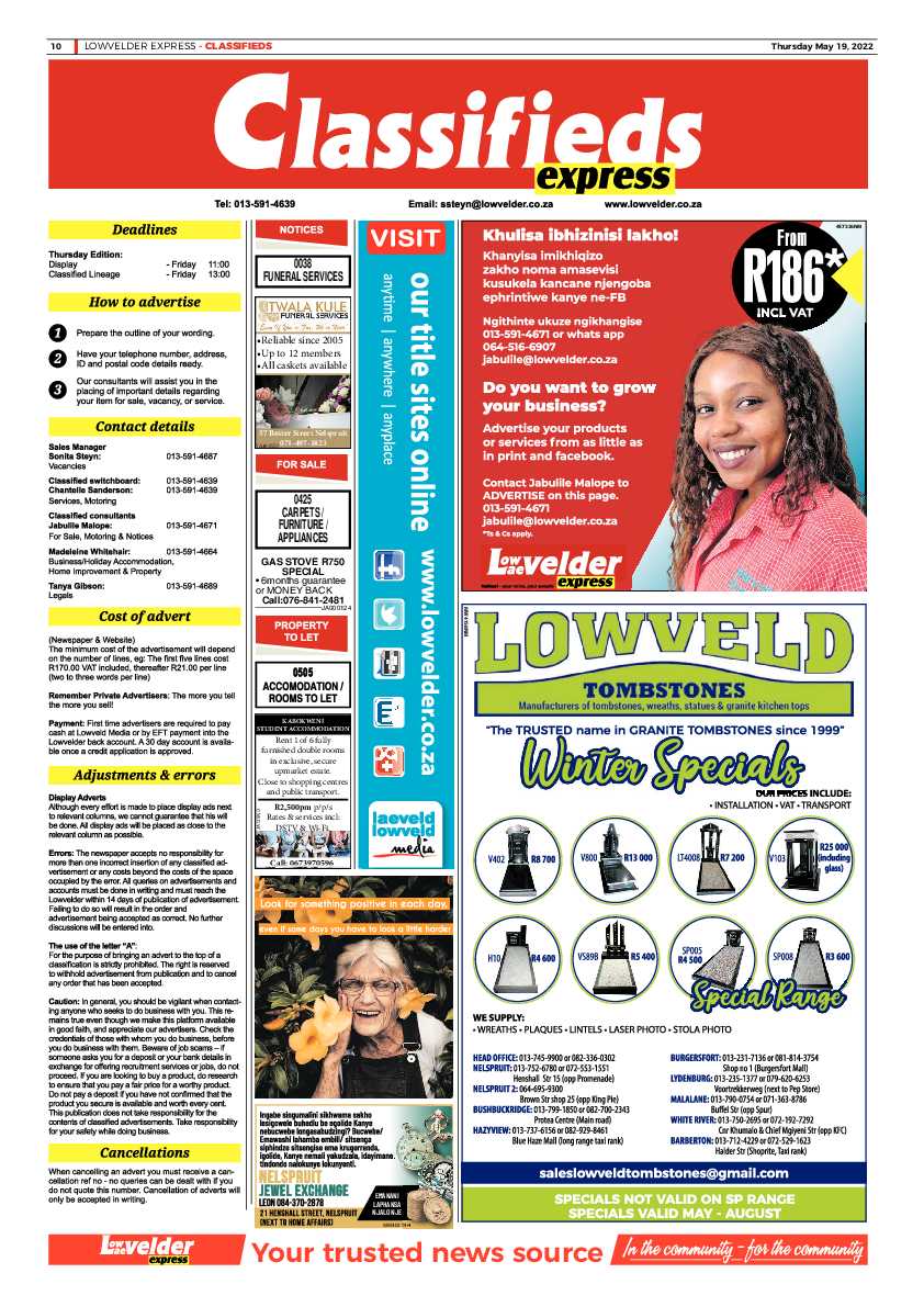 Lowvelder Express 19 May 2022 page 10