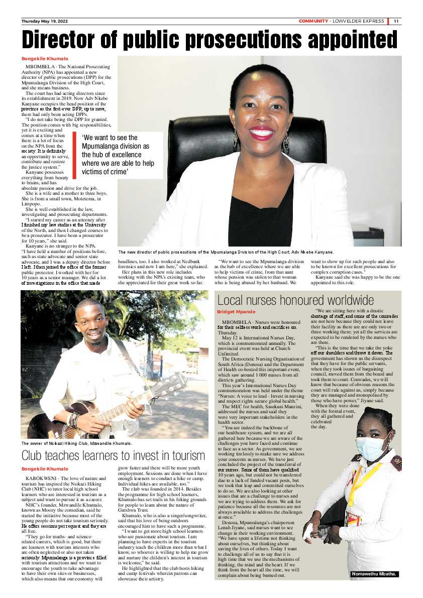 Lowvelder Express 19 May 2022 page 11